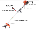  Factory Direct Sale Garden Tools 4 Stroke Backpack Brush Cutter