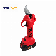  Cordless Electric Battery Operated Loppers Branch Scissors Pruning Shear Hand Pruner Ratchet Cutter with Battery