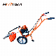  52cc Hand Push Brush Cutter Grass Cutter 1.65kw Gasoline Grass Trimmer with Wheels