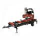  Portable Sawmill Band Saw with Gasoline Engine and Electric Motor