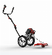  Hand Push Brush Cutter with Wheels 52cc Gasoline 2 Stroke