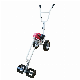 Gasoline 2 Stroke 52cc Hand Push Brush Cutter Grass Trimmer Cutting Machine for Garden with Two Wheels