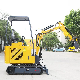  Factory Price Backhoe ISO9001: 2000 Approved Landscaping Vegetable Greenhouses Agricultural Mini Crawler Excavator Zm17-1.7t