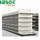  American White Steel Grocery Store Display Rack Supermarket Shelf Rack