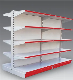 Hot Selling Double Side Metal Supermarket Island Cap Display Shelf manufacturer