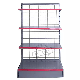  Heavy Duty Back Mesh Double-Sides Supermarket Island Gondola Rack