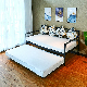 Indoor Sofa Day Bed Single Wrought Iron White Metal Daybed manufacturer