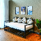 Daybed with Trundle Bedroom Furniture Platform Bed Metal Iron Bed manufacturer