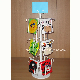 Four Sides Wire Pocket Holder Metal Rotating Counter Card Display (PHY130)