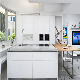  High Gloss Storage Shelving Display Smart Island Kitchen Cabinets