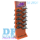  Display Stand Shoes Rack Retail Shoe Shop Freestanding Metal Slatwall Shoe Display Shelf / Sports Shoes Display Stand/Sneaker Display Rack