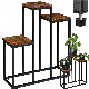  Widely Used Superior Quality Sell Well Vegetables Wood Plant Pot Display Decorative Iron Metal Flower Stand Rack