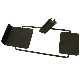  High Quality Wholes Metal Shoe Display Shelf Bracket Metal Hook Shoe Rack