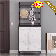  Bedroom Living Room Wood Furniture Simple Storage Foldable Wardrobe Display Hall Cabinet Shoe Rack