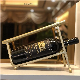  Mingwei Stainless Steel Wholesale Tabletop Metal Wine Display Rack Kitchen Racks and Holders Wine Holding Rack