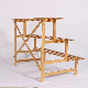  Indoor Natual Bamboo Wooden Display Shelf Rack for Flower Pot