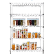  Heavy Duty Display Metal Rack Chrome Plating Color Wire Shelving