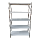  wholesale four deck stainless steel kitchen rack for display and storage as supermarket shelfs and warehouse racks
