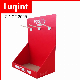  Pop Custom Corrugated Cardboard Counter Unit Paper Peg Hooks Table Top Display for Pet Food Snack Hanging