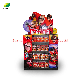  Supermarket Two Sided Custom Book Stationery Cardboard Floor Display Stand/ Paper Cardboard Display Racks for Retail Advertising
