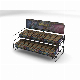  Custom Shop Counter 2tiers Metal Wire Snack Food Display Stand for Chip