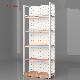Supermarket Shelves Steel Wood Shelf Retail Display Gondola Shelving Rack manufacturer