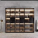 Stainless Steel Display, Bookshelf Wine Racks, Living Room Sideboard