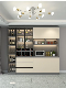  Meal Side Cabinet Modern Wall Storage Cabinet Dry Kitchen Unit Wine Rack