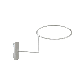  Metal Chrome Wire Helmet Display Hook Rack for Hats