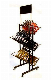  Metal Wire Advertising Wholesale Glass Retail Exhibition Computer Garment Product Floor Clothes Display Stand Shoes Rack