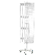  Wholesale 5-Wheels Hook Hanging Rack Supermarket Wire Display Stand Rack
