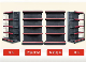  Wholesales Grocery Refreshment Display Rack Supermarket Gondola Shelving Store Fixture
