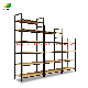  2 Sides Metal Shelves Display Rack for Advertising Store Metal Floor Display Stand