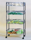 Factory Directly Fruit Vegetable Metal Floor Display Rack with Wheel