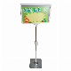 Adjustable Metal Sign Holder Display Stand with Poster Price Frame