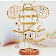  Stand Necklace Earrings Display Fashion Golden Metal Jewelry Holder Display Rack
