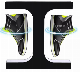  Factory Customize APP Control LED Color Light Magnetic Levitation Double Pair Shoes Display Stand, spinning Floating Sneaker Display Racks for Advertisement