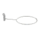  Factory Customization Diameter Metal Chrome Ball Display Rack for Hook