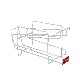  Beverage Bottle Storage Rack Metal Display Rack
