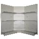  Multi-Layer Retail Display Single Side Corner Shelf in Supermarket