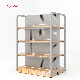 Convenience Storage Shelving Display Rack Metal and Wooden Shelf Wine Rack