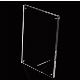  Acrylic Display Menu Stand/Plastic Brochure Holder /Sign Holder with 1-Leg