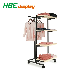 Retail Store T Stand Shelf Clothing Display Garment Rack