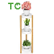  Cheap Price Bamboo Plant Stand Indoor 3 Tier Tall Corner Plant Stand - Flower and Plant Display Rack - Pot Holder Shelf