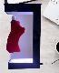  Custom Acrylic Rotating Magnetic Levitation Jewelry Display, Floating Necklace Display Stand Racks for Necklace Store Exhibition