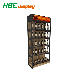  Supermarket Grocery Store Wooden Wine Bottle Display Shelf with LED Lamp Box