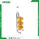  Bread Rack Round Display Rack with Rattan Basket