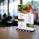  Tabletop T Shape Double-Sided Plastic Menu Display Stand Sign Holder