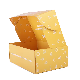  Yellow Corrugated Display Cardboard Cosmetic Packaging Shipping Mailer Storage Thicker Paper Gift Packing Box