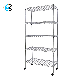  5 Tiers Chrome Wire Shelving Cart